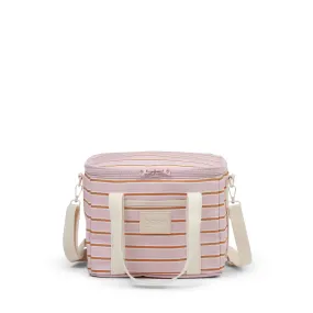 Soft Pink/Rust Stripe Lunch Base