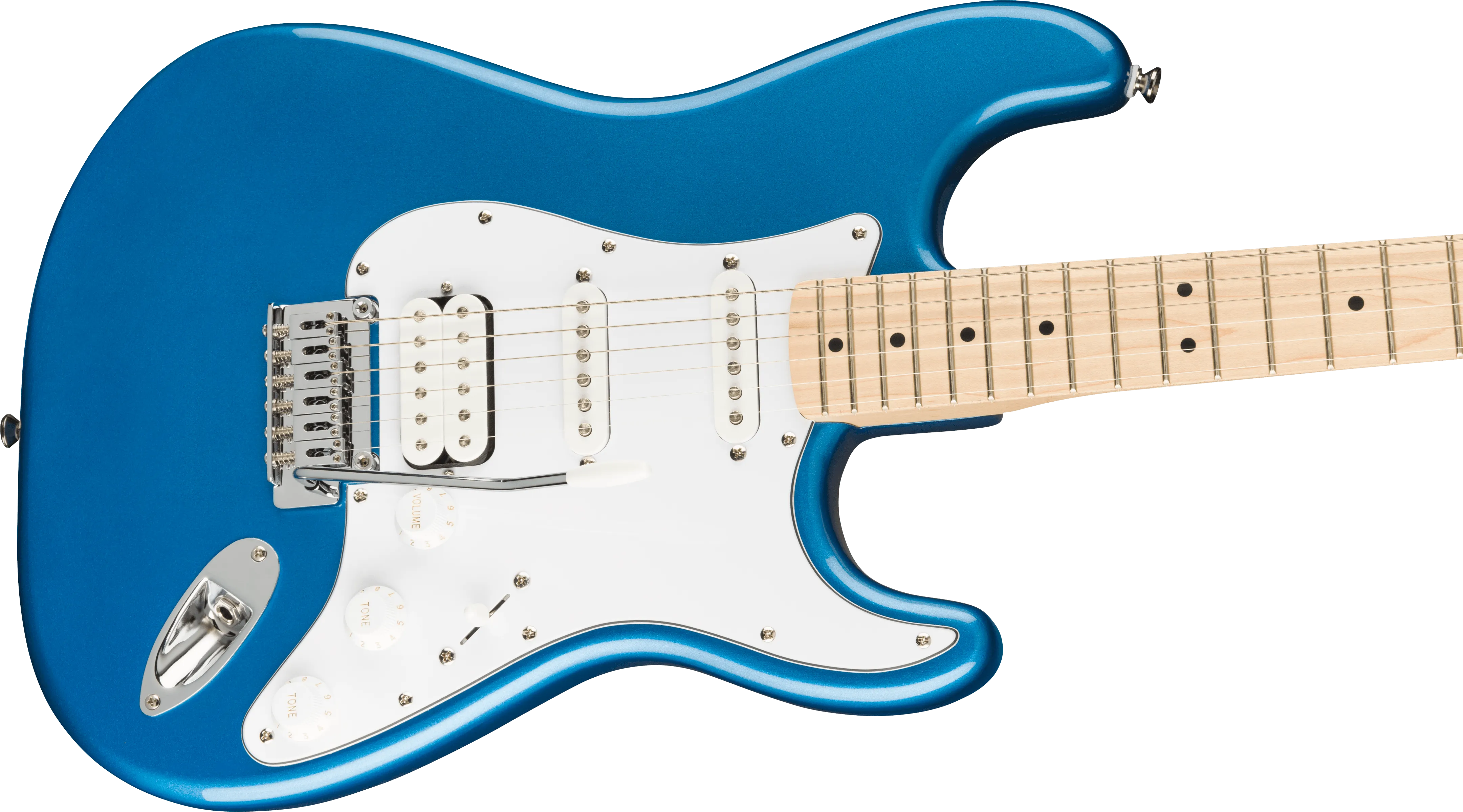 Squier Affinity Series Stratocaster HSS Pack, Lake Placid Blue, Frontman 15G amplifier