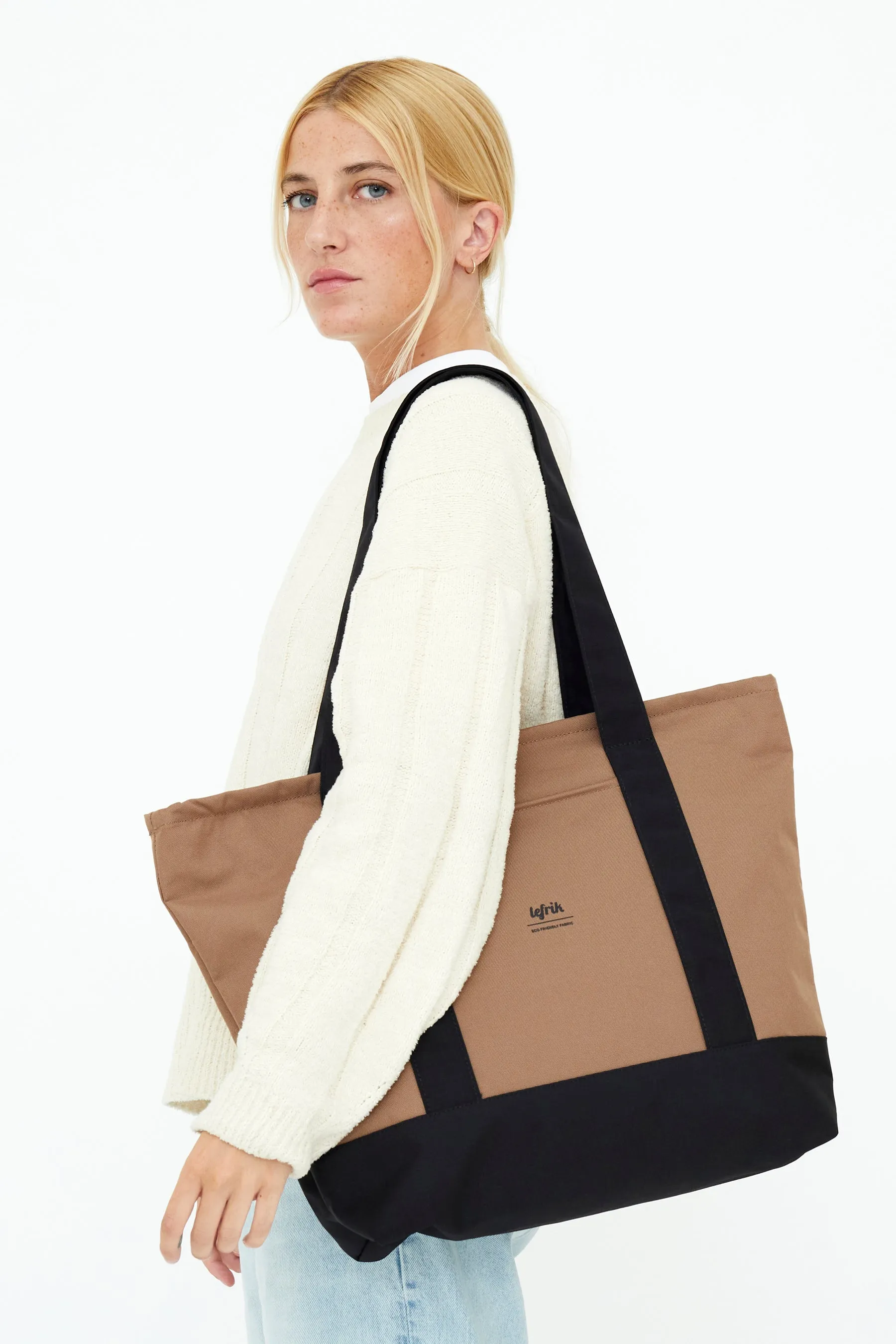 Strata Tote Bag Camel