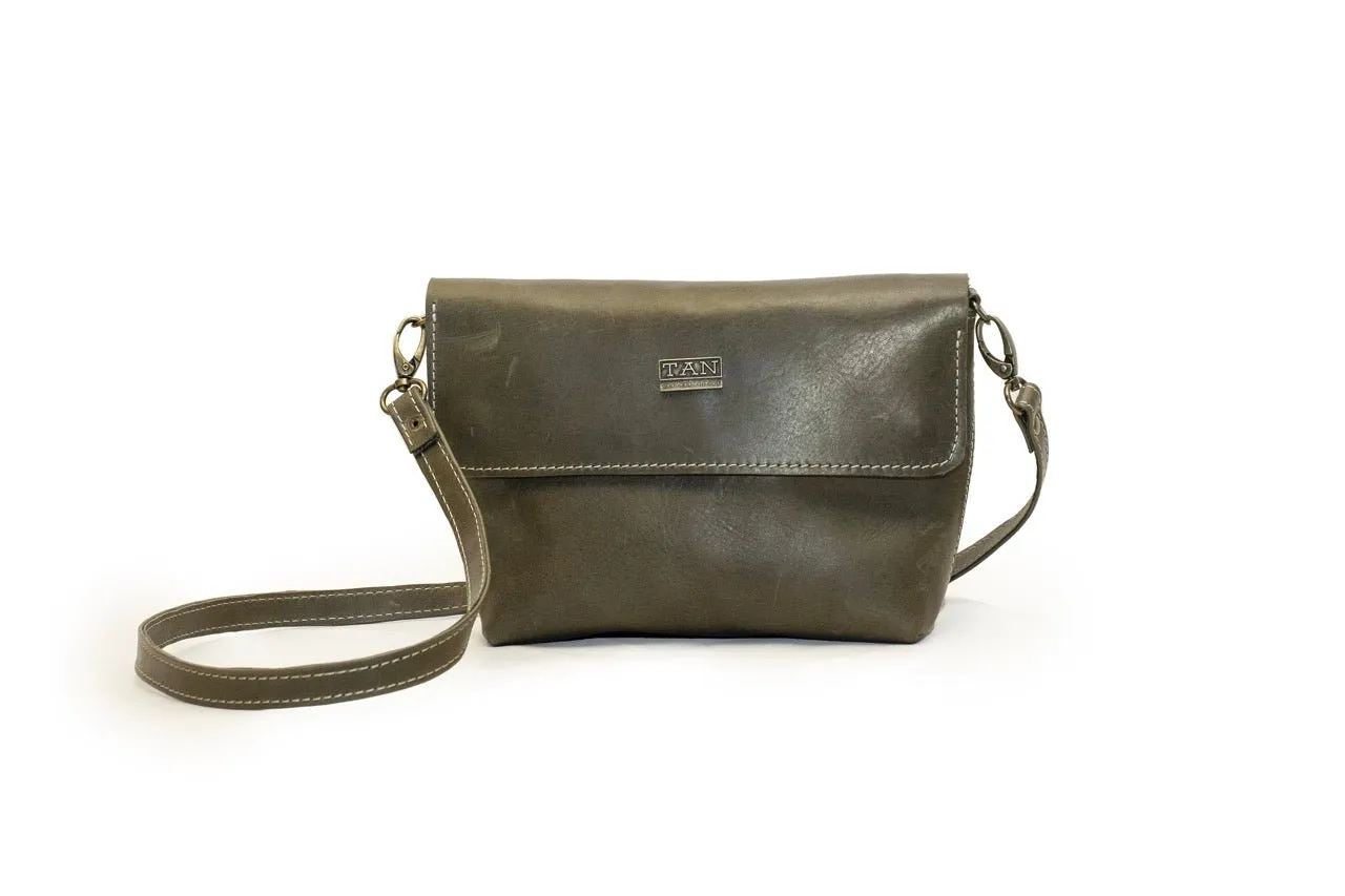 Tan Leather Goods - Mila Sling Bag | Olive