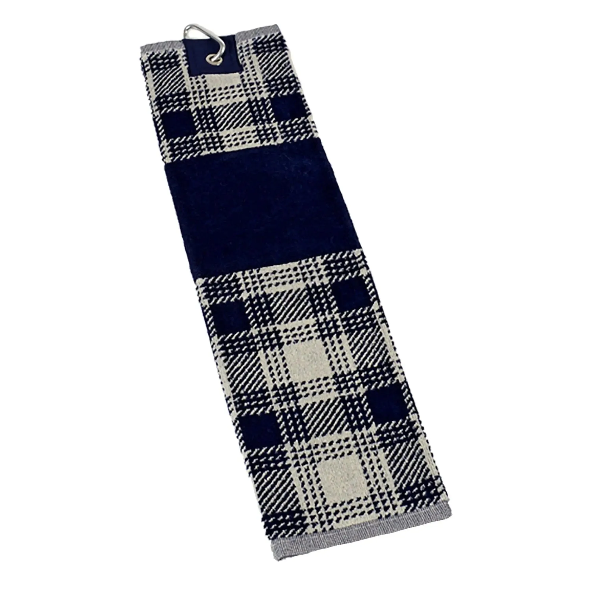 Tartan Tri-Fold Golf Towels