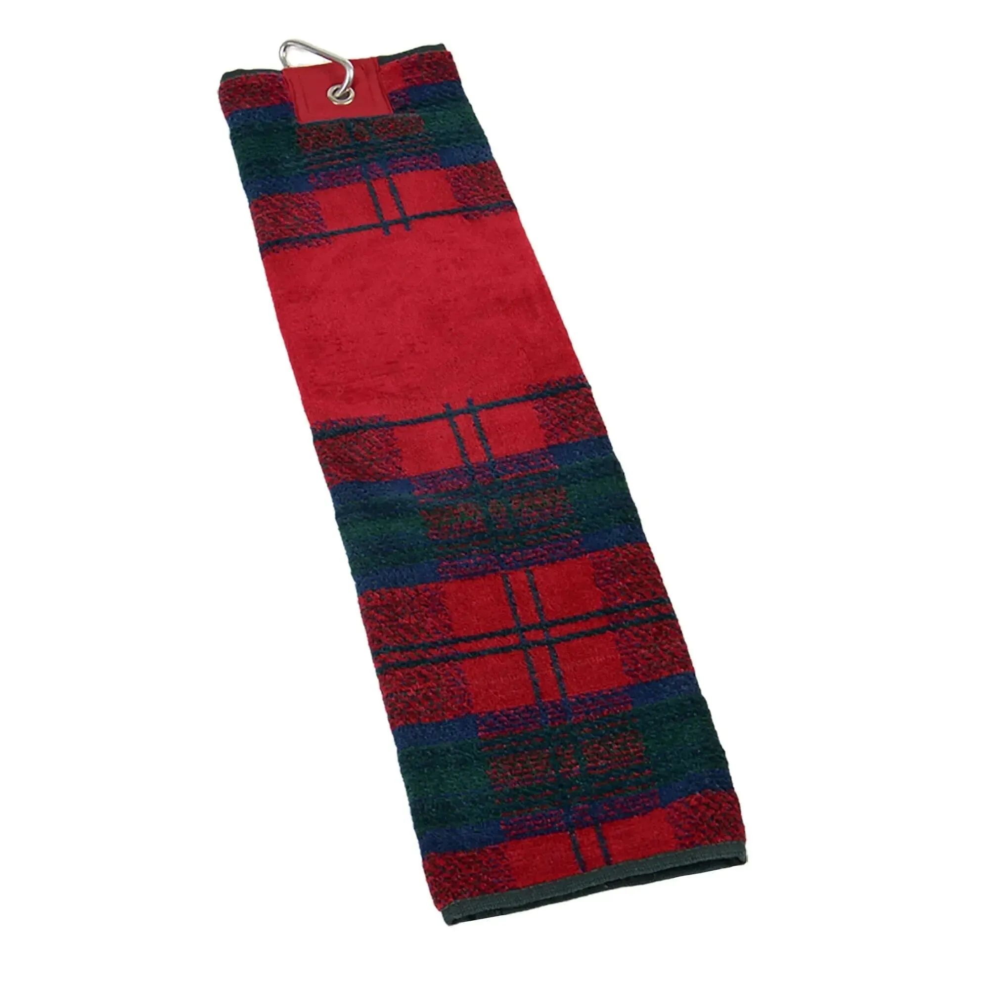 Tartan Tri-Fold Golf Towels