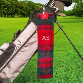 Tartan Tri-Fold Golf Towels
