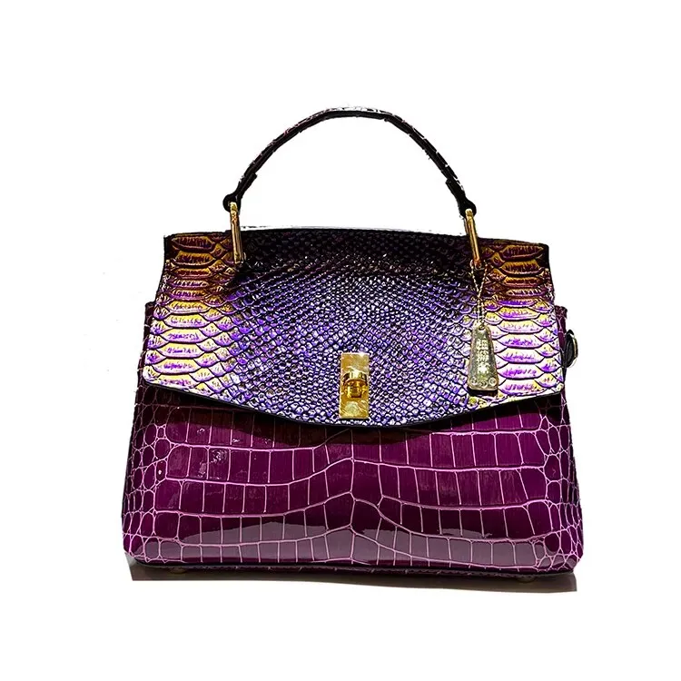 TEEK - Luxury Croc Print Bag