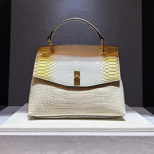 TEEK - Luxury Croc Print Bag