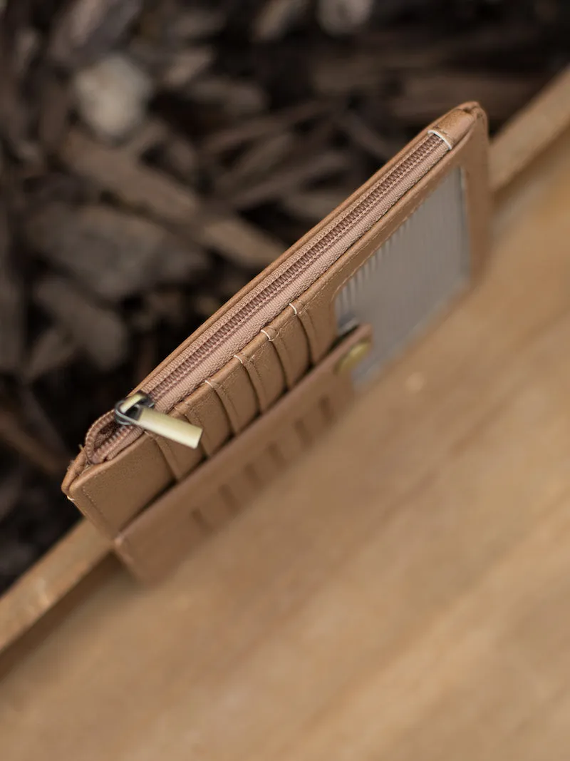 The Mini Travel Wallet - Camel