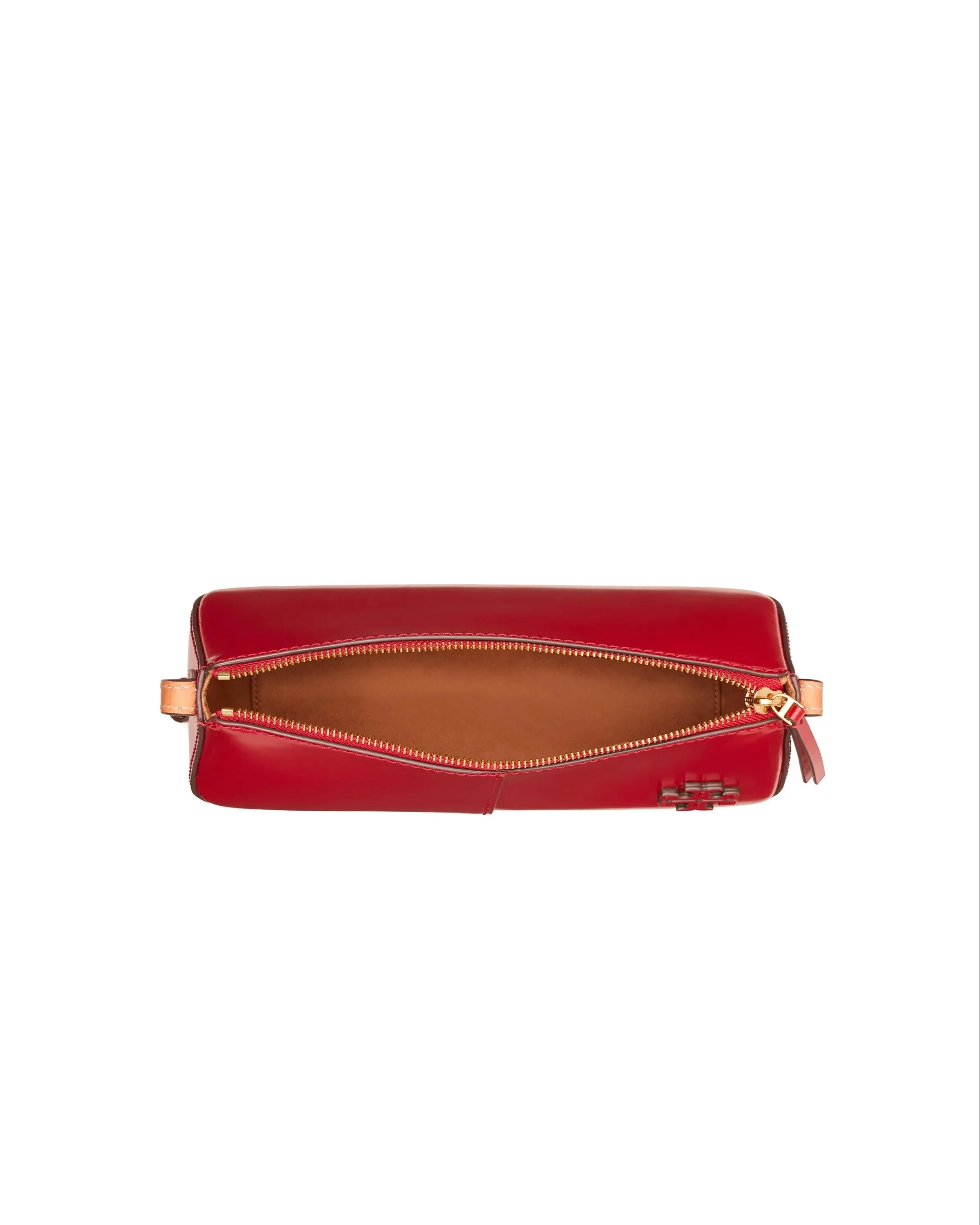 Tory Burch Tory Red McGraw Spazzolato Wedge Shoulder Bag