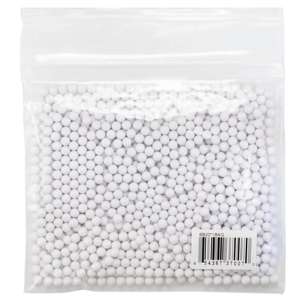 TSD Tactical .20g 6mm High Grade Seamless BBs 1000 Rounds in Bag White