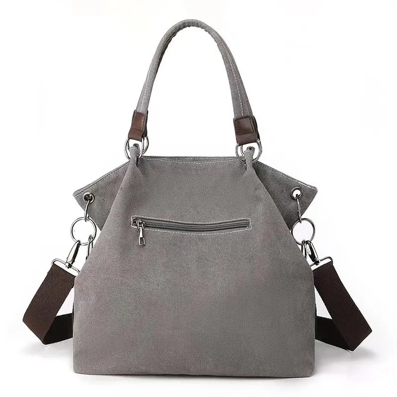 Two-toned Patchwork Stylish Oversized Tote Handbags