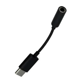 USB-C to 3.5mm headphone Jack Adapter - Black
