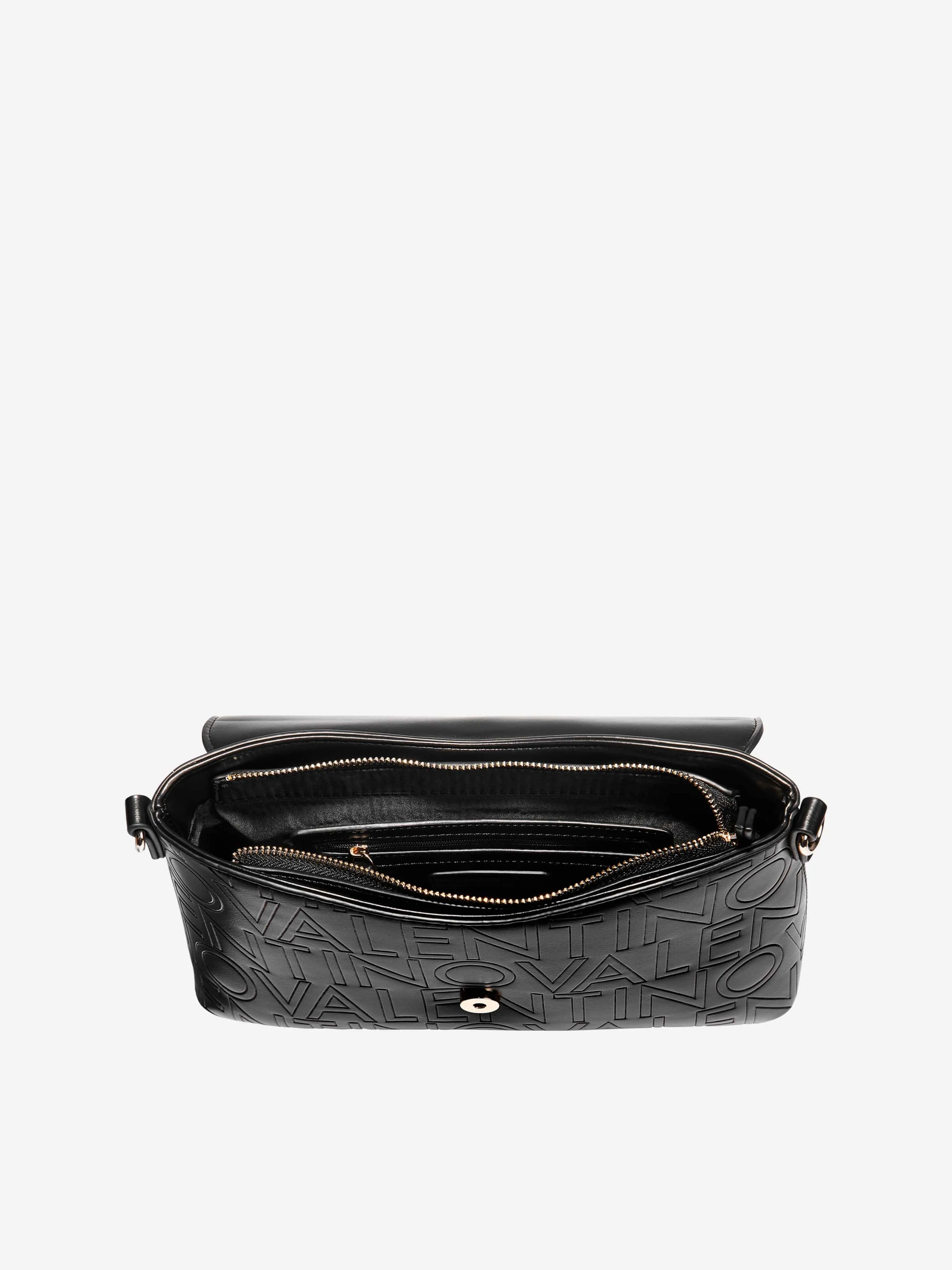 Valentino Girls Lio Re Flap Bag in Black (31cm)