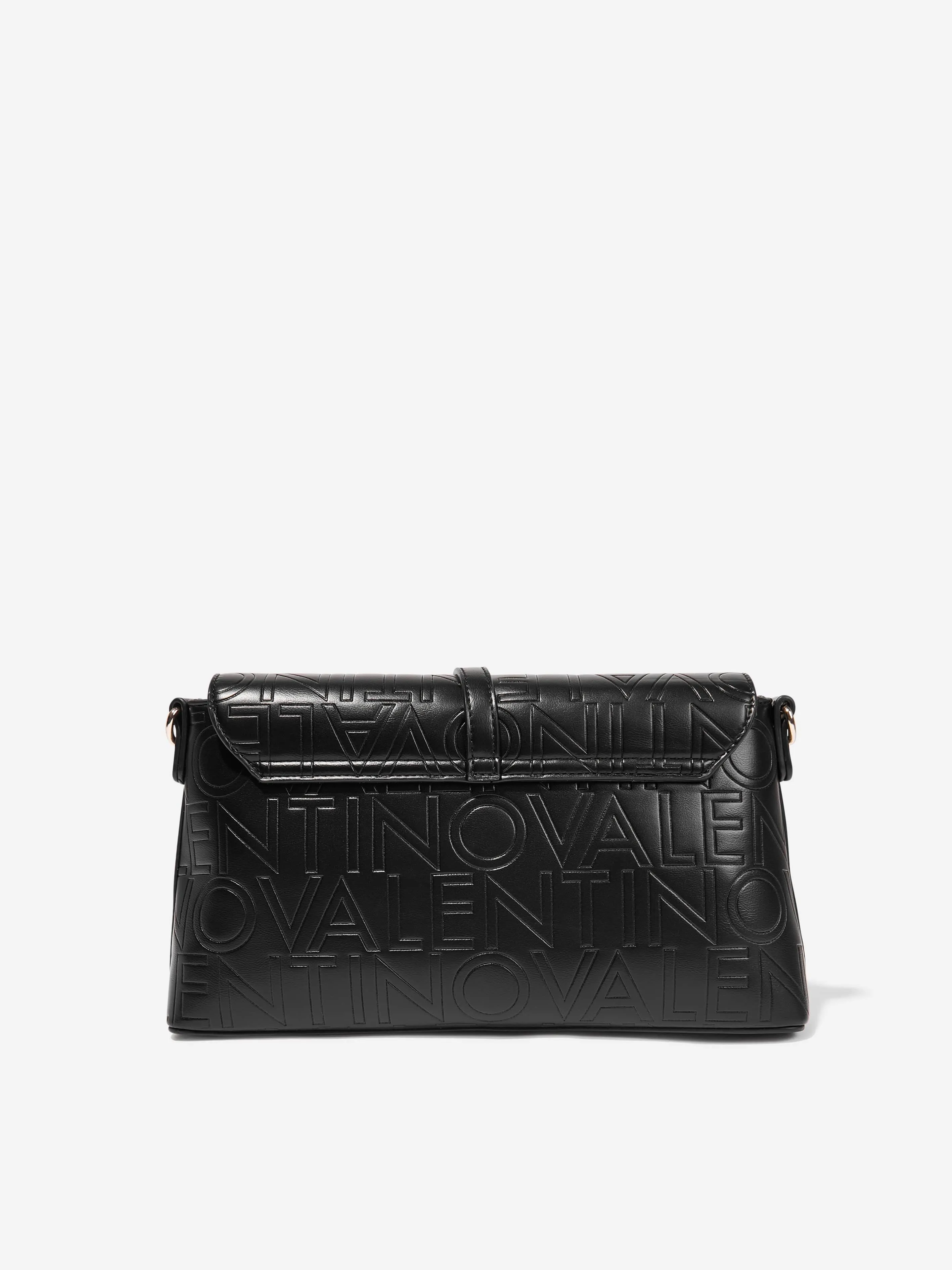 Valentino Girls Lio Re Flap Bag in Black (31cm)