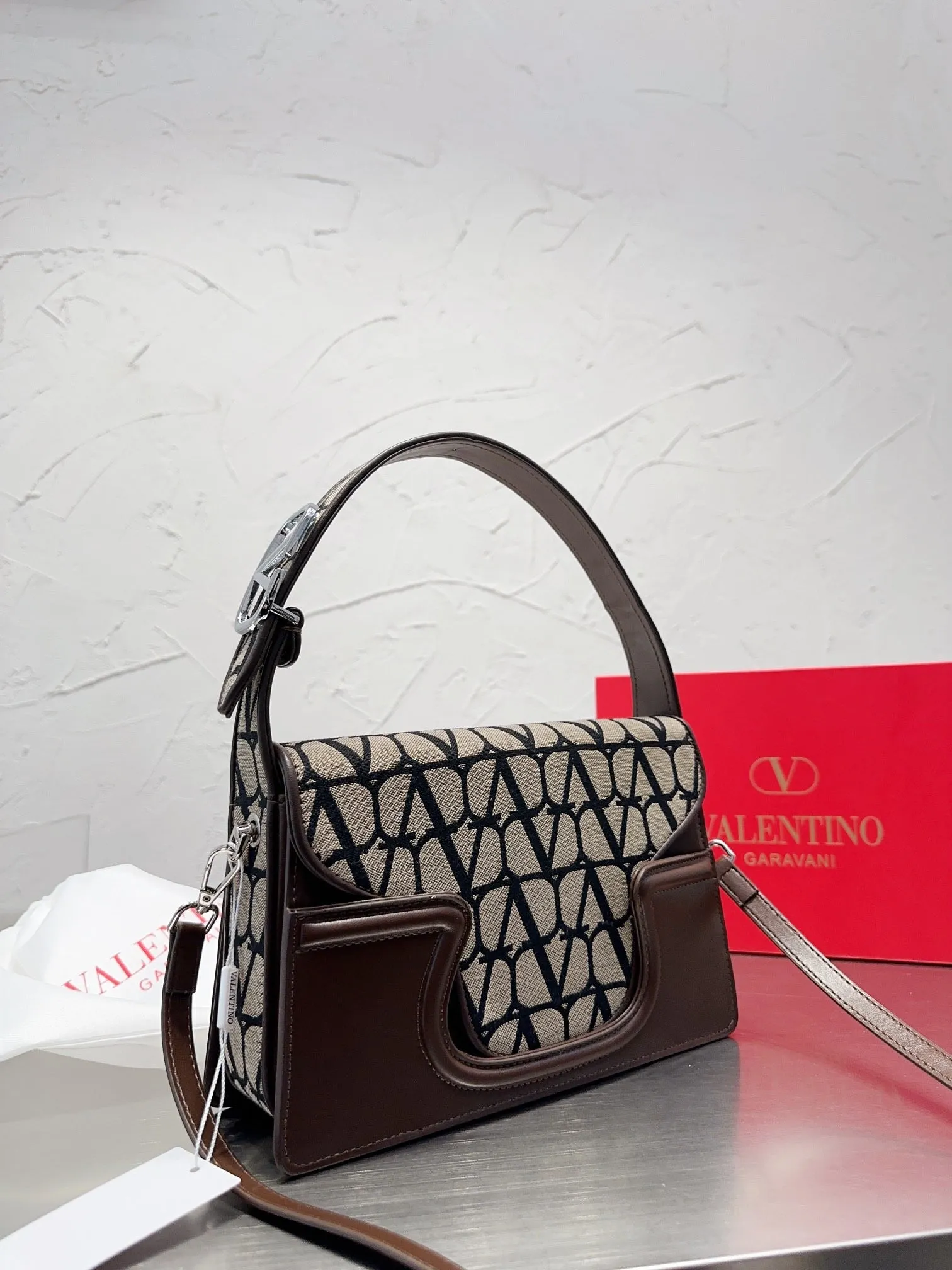 VLTN074 SMALL LA PETITE DEUXIEME SHOULDER BAG / W10xH5.5x2.4 in