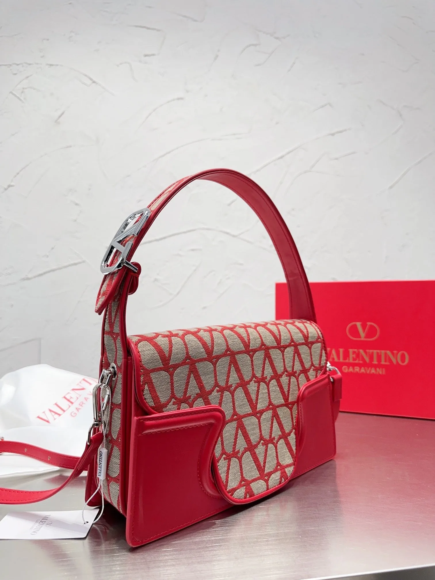 VLTN074 SMALL LA PETITE DEUXIEME SHOULDER BAG / W10xH5.5x2.4 in