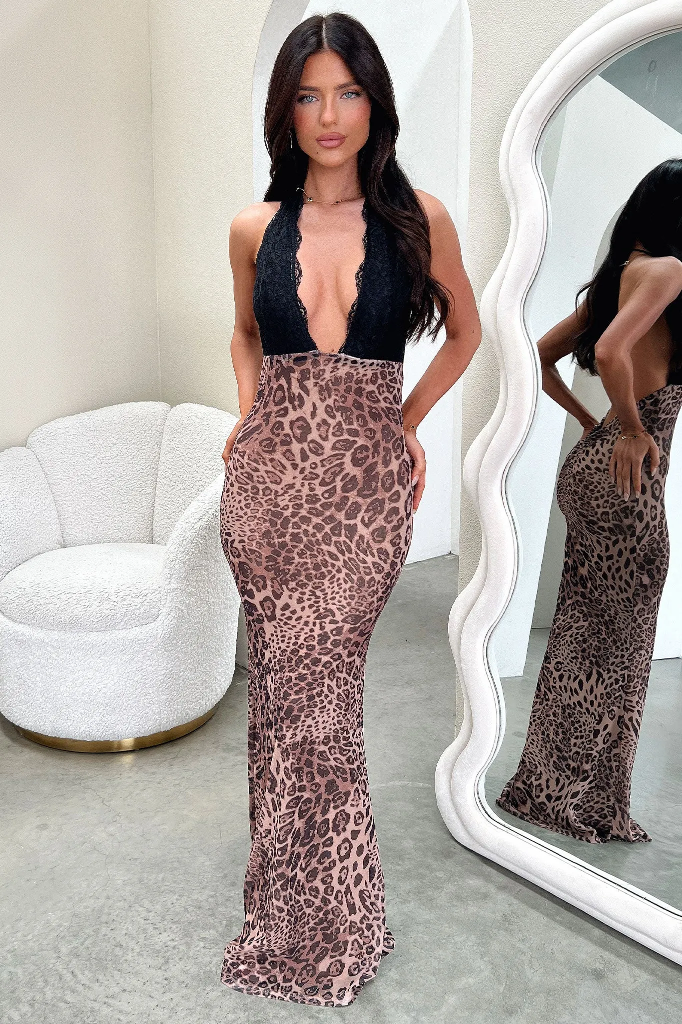 Whittaker Maxi Dress - Leopard