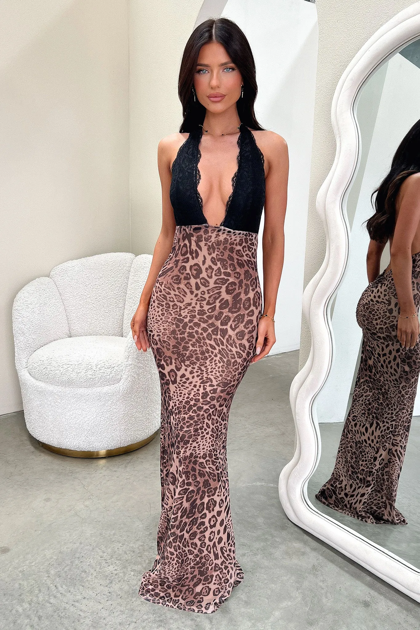 Whittaker Maxi Dress - Leopard
