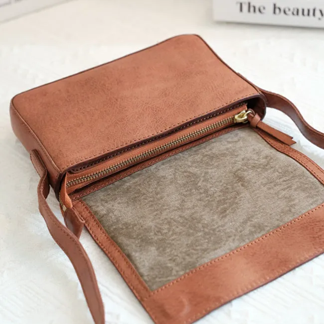 Womens Small Leather Shoulder Bag Crossbody Satchel Purses