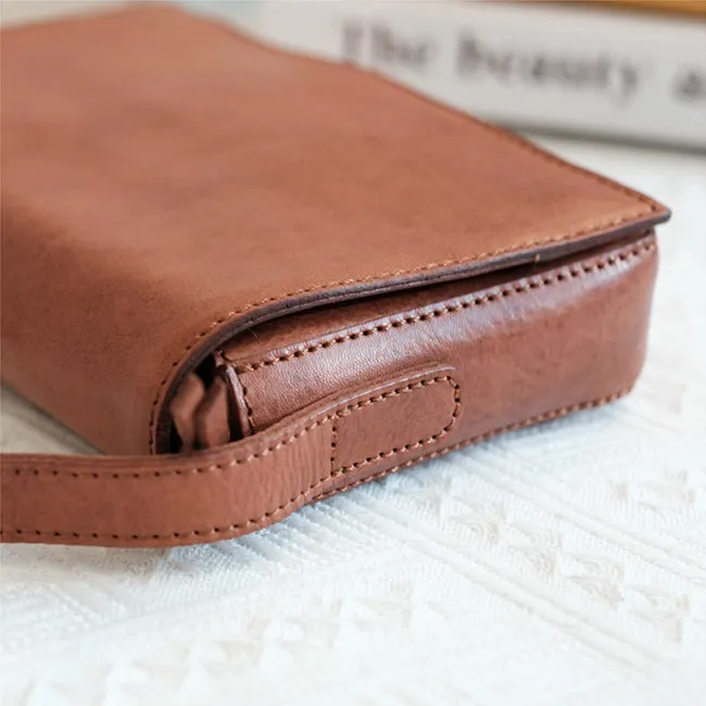 Womens Small Leather Shoulder Bag Crossbody Satchel Purses