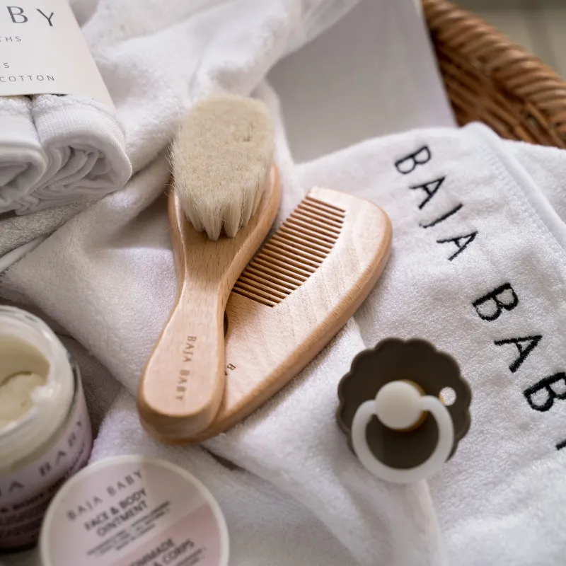 Wooden Brush & Comb Set