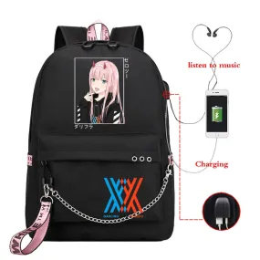 Zero Two Laptop/School Bag Darling In The Franxx (Colors Available)